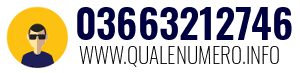 Numero di telefono 03663212746 03663212746
