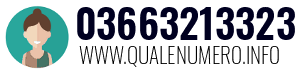 Numero di telefono 03663213323 03663213323