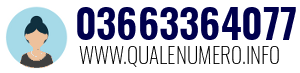 Numero di telefono 03663364077 03663364077