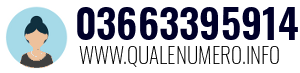 Numero di telefono 03663395914 03663395914