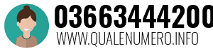 Numero di telefono 03663444200 03663444200