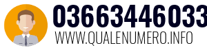 Numero di telefono 03663446033 03663446033