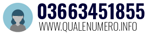 Numero di telefono 03663451855 03663451855