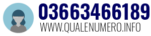 Numero di telefono 03663466189 03663466189