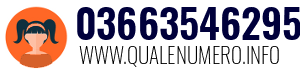 Numero di telefono 03663546295 03663546295