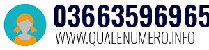 Numero di telefono 03663596965 03663596965