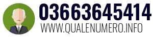 Numero di telefono 03663645414 03663645414