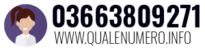 Numero di telefono 03663809271 03663809271