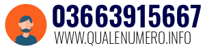 Numero di telefono 03663915667 03663915667