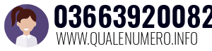 Numero di telefono 03663920082 03663920082