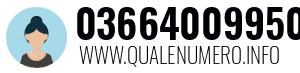 Numero di telefono 03664009950 03664009950