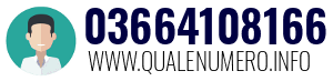 Numero di telefono 03664108166 03664108166