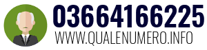 Numero di telefono 03664166225 03664166225