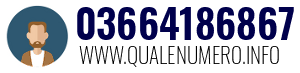 Numero di telefono 03664186867 03664186867