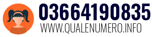 Numero di telefono 03664190835 03664190835