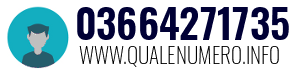 Numero di telefono 03664271735 03664271735
