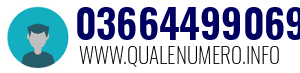 Numero di telefono 03664499069 03664499069