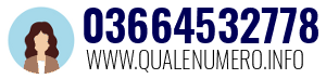 Numero di telefono 03664532778 03664532778