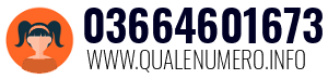 Numero di telefono 03664601673 03664601673
