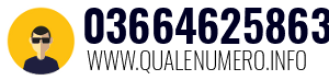 Numero di telefono 03664625863 03664625863