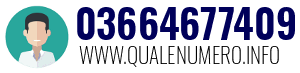 Numero di telefono 03664677409 03664677409