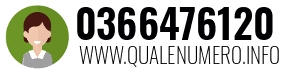 Numero di telefono 0366476120 0366476120