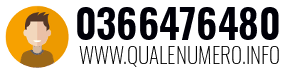 Numero di telefono 0366476480 0366476480