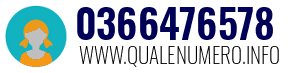 Numero di telefono 0366476578 0366476578
