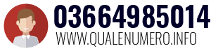 Numero di telefono 03664985014 03664985014