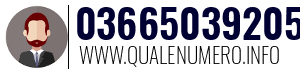 Numero di telefono 03665039205 03665039205