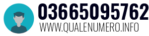 Numero di telefono 03665095762 03665095762