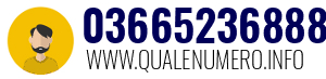Numero di telefono 03665236888 03665236888