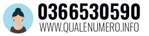 Numero di telefono 0366530590 0366530590