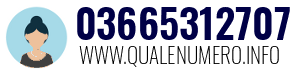 Numero di telefono 03665312707 03665312707