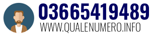 Numero di telefono 03665419489 03665419489