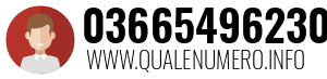 Numero di telefono 03665496230 03665496230