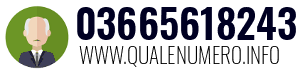 Numero di telefono 03665618243 03665618243