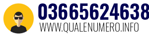 Numero di telefono 03665624638 03665624638