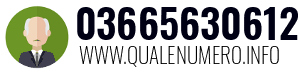 Numero di telefono 03665630612 03665630612
