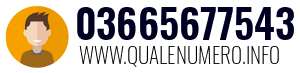 Numero di telefono 03665677543 03665677543