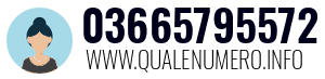 Numero di telefono 03665795572 03665795572