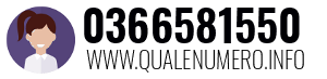 Numero di telefono 0366581550 0366581550