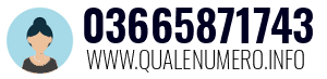 Numero di telefono 03665871743 03665871743