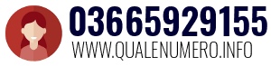 Numero di telefono 03665929155 03665929155