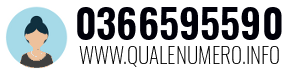 Numero di telefono 0366595590 0366595590