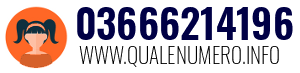 Numero di telefono 03666214196 03666214196