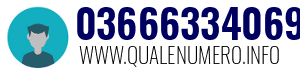Numero di telefono 03666334069 03666334069