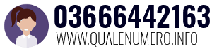 Numero di telefono 03666442163 03666442163