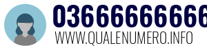 Numero di telefono 03666666666 03666666666