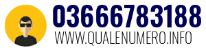 Numero di telefono 03666783188 03666783188